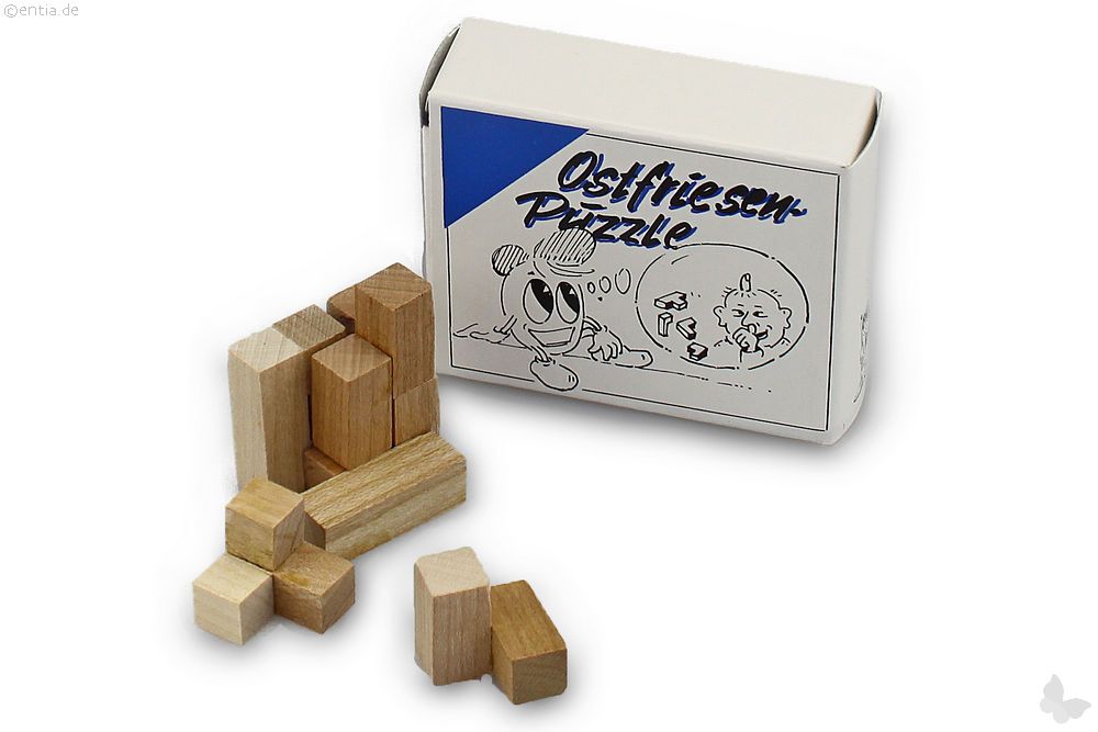 Mini-3D-Puzzle "Ostfriesenpuzzle" 